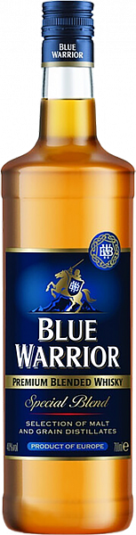 Виски Blue Warrior Premium Blended Whisky, 0.7 л