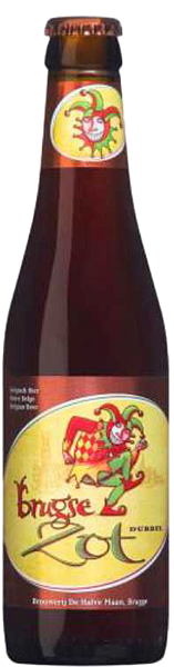 Пиво Brugse Zot Dubbel De Halve Maan, 0.33 л