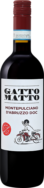 Вино Gatto Matto Montepulciano d’Abruzzo DOC Villa Degli Olmi, 0.75 л в Саратове