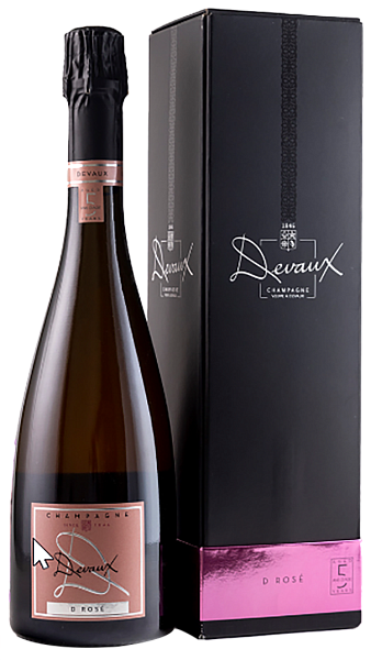 Шампанское Devaux D Rose Brut Champagne AOC (gift box), 0.75 л