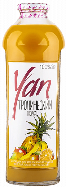 Сок Tropical juice Yan, 0.93 л