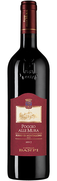 Вино Poggio alle Mura Rosso di Montalcino DOC Castello Banfi, 0.75 л