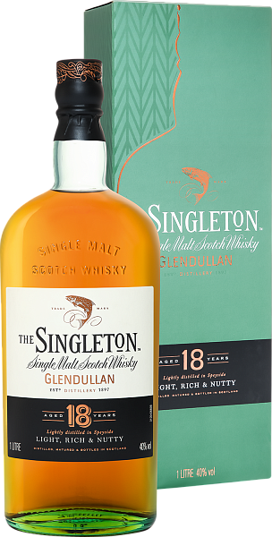 Виски The Singleton Glendullan Single Malt Scotch Whisky 18 y.o. (gift box), 1 л