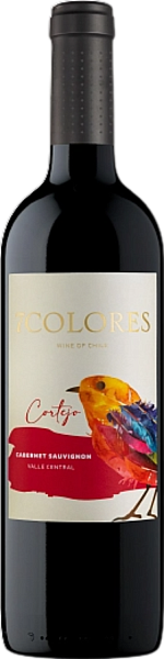 Вино 7 Colores Cortejo Cabernet Sauvignon Central Valley DO Vina Morande, 0.75 л