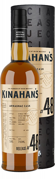 Виски Kinahans Armagnac Casc Release №48 Single Malt Irish Whisky (gift box), 0.7 л