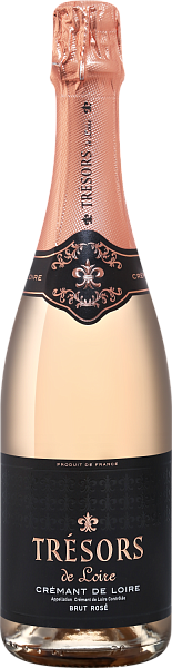 Игристое вино Tresors De Loire Cremant De Loire AOC Brut Rose Joseph Verdier, 0.75 л в Нижнем Новгороде