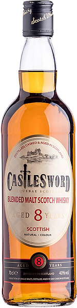 CastleSword Blended Malt Whisky 8 Years Old, 0.7 л