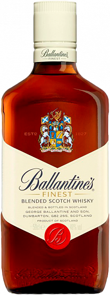 Виски Ballantine's Finest blended scotch whisky, 0.5 л