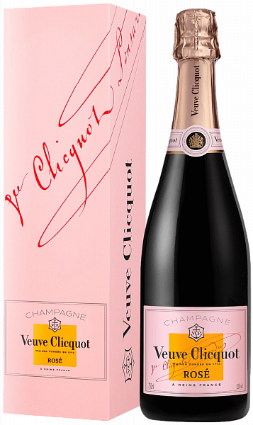 Шампанское Veuve Clicquot Rose (gift box), 0.75 л