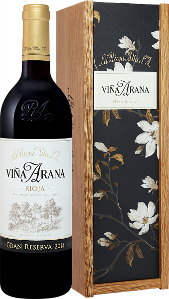Вино Viña Arana Gran Reserva Rioja DOCa La Rioja Alta (gift box), 0.75 л