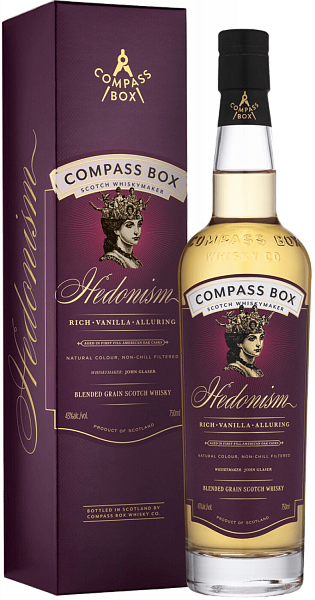 Виски Compass Box Hedonism Blended Grain Scotch Whisky, 0.7 л