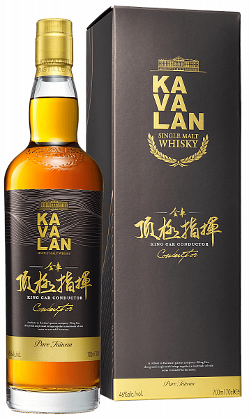 Kavalan King Car Conductor Single Malt Whisky (gift box), 0.7 л