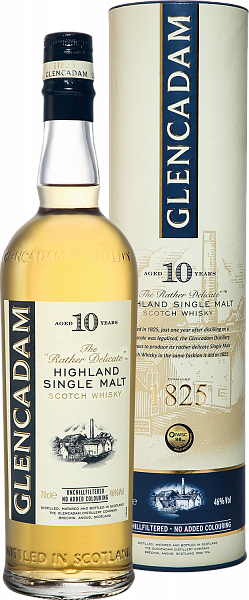 Glencadam Highland Single Malt Scotch Whisky 10 y.o. (gift box), 0.7 л