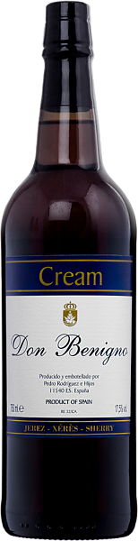 Херес Don Benigno Cream Jerez DO, 0.75 л