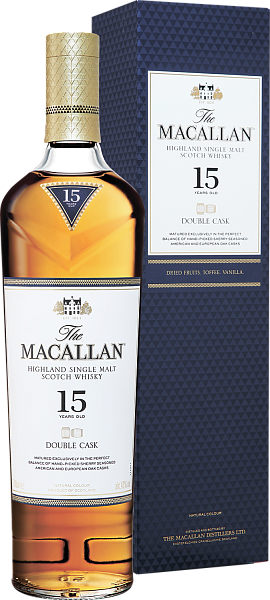 Виски Macallan Double Cask Highland Single Malt Scotch Whisky 15 y.o. (gift box), 0.7 л в Саратове