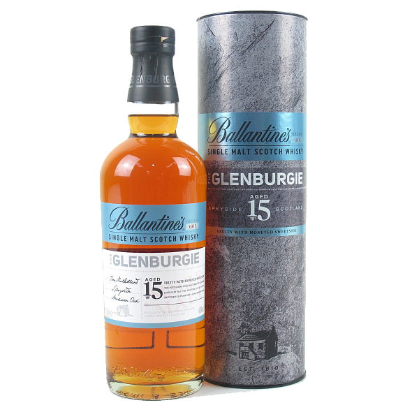Ballantines Glenburgie Single Malt Scotch Whisky 15 y.o. (gift box), 0.7 л