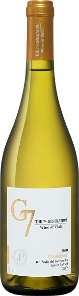 Вино G7 Chardonnay Loncomilla Valley DO Viña del Pedregal, 0.75 л в Саратове