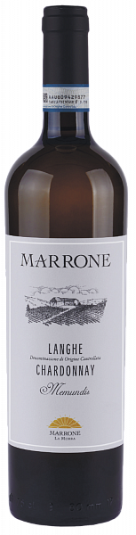 Вино Famiglia Marrone Memundis Chardonnay Langhe DOC, 0.75 л