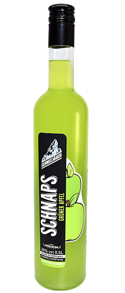 Дистиллят Schnapps Green Apple Schnee Jager, 0.5 л