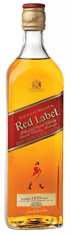 Виски Джонни Уокер Рэд Лэйбл купажированный шотландский виски 0.05 л