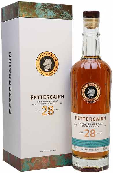 Виски Fettercairn Single Malt Scotch Whisky 28 Years Old (gift box), 0.7 л