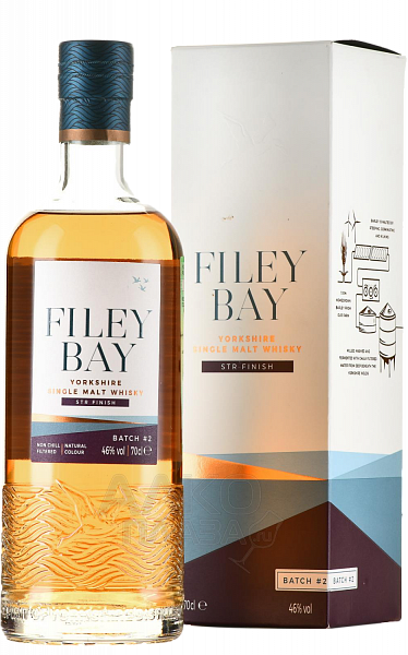 Виски Filey Bay STR Finish Single Malt Yorkshire Whisky (gift box), 0.7 л
