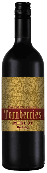Вино Tornberries Merlot Golden State Vintners, 0.75 л