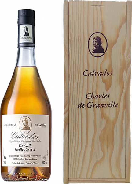 Charles de Granville Vieille Reserve VSOP Calvados AOC (gift box), 0.7 л