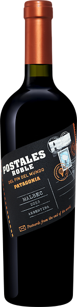 Вино Postales Roble Malbec Patagonia IG Bodega del Fin Del Mundo, 0.75 л в Санкт-Петербурге