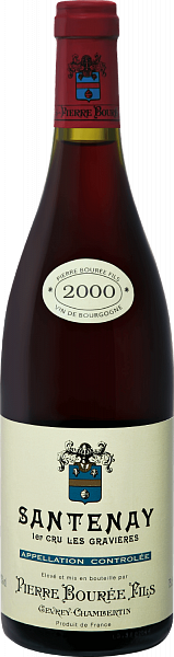Вино Les Gravieres Santenay 1er Cru AOC Pierre Bouree Fils, 0.75 л