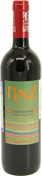 Вино Mesal Rosso Veronese IGT Terre di Pietra, 0.75 л