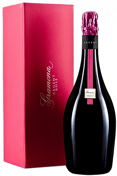 Испанское игристое вино Gramona Argent Rose Brut Nature (gift box), 0.75 л