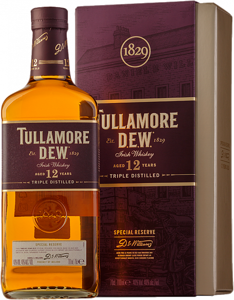 Виски Tullamore Dew Irish Whiskey 12 y.o. (gift box), 0.7 л