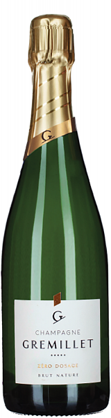 Французское шампанское Gremillet Champagne AOC Brut Nature Zero Dosage, 0.75 л
