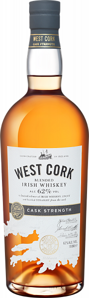 West Cork Cask Strength Blended Irish Whiskey, 0.7 л