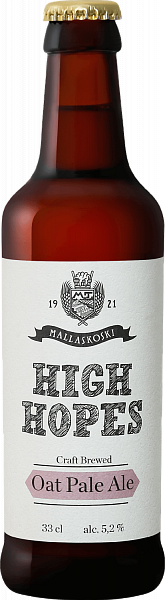 Пиво Mallaskoski High Hopes Oat Ale, 0.33 л