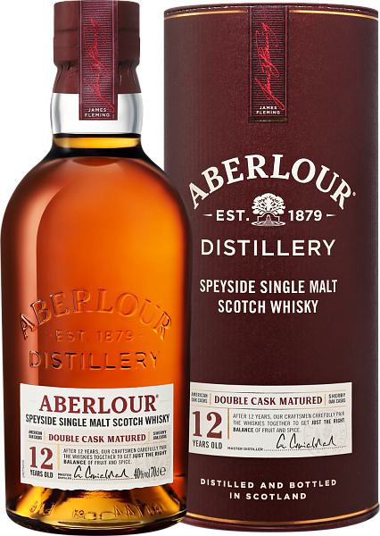 Виски Aberlour Double Cask Matured Speyside Single Malt Scotch Whisky 12 y.o. (gift box), 0.7 л