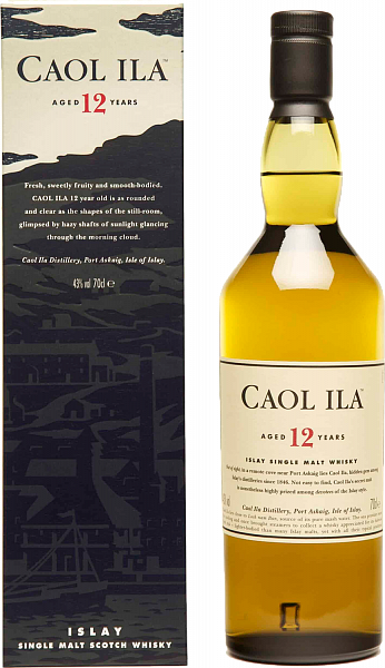 Виски Caol Ila Islay Single Malt Scotch Whisky 12 y.o. (gift box), 0.7 л