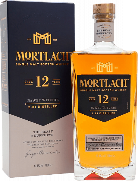 Mortlach 12 y.o. Single Malt Scotch Whisky (gift box), 0.7л