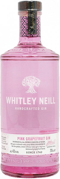 Джин Whitley Neill Pink Grapefruit Handcrafted Dry Gin, 0.7 л