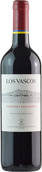 Вино Los Vascos Cabernet Sauvignon Colchagua Valley DO Domaines Barons de Rothschild-Lafite, 0.75 л