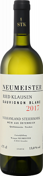 Вино Sauvignon Blanc Ried Klausen Vulkanland Steiermark DAC Neumeister, 0.75 л