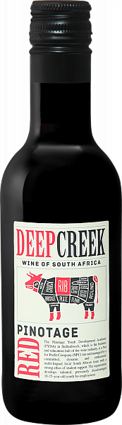 Deep Creek Pinotage Western Cape WO Origin Wine, 0.187 л