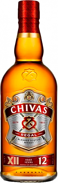 Виски Chivas Regal 12 y.o. blended scotch whisky , 0.7 л