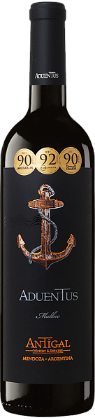 Вино Aduentus Malbec Mendoza Antigal, 0.75 л