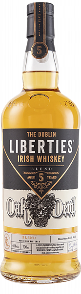 Виски The Dublin Liberties Oak Devil Blended Irish Whiskey, 0.7 л