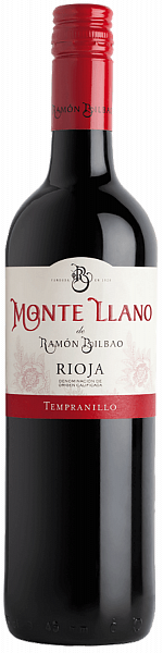 Вино Monte Llano Tempranillo Rioja DOCa Ramon Bilbao, 0.75 л