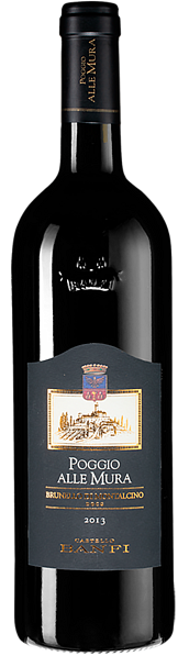 Вино Poggio alle Mura Brunello di Montalcino DOCG Castello Banfi, 0.75 л