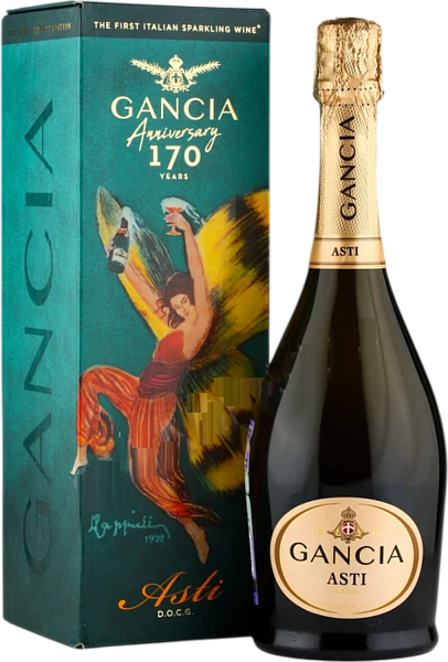Игристое вино Gancia Asti DOCG (gift box), 0.75 л