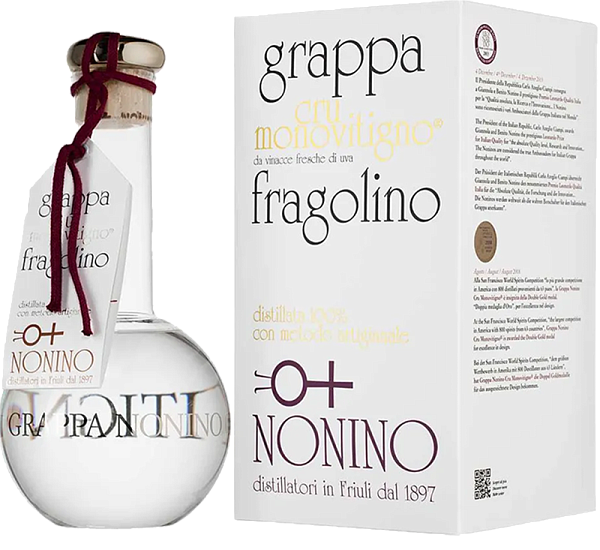 Граппа Nonino Cru Monovitigno Fragolino (gift box), 0.5 л в Воронеже